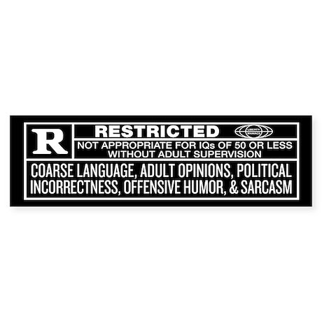 Bumper stickers and decals