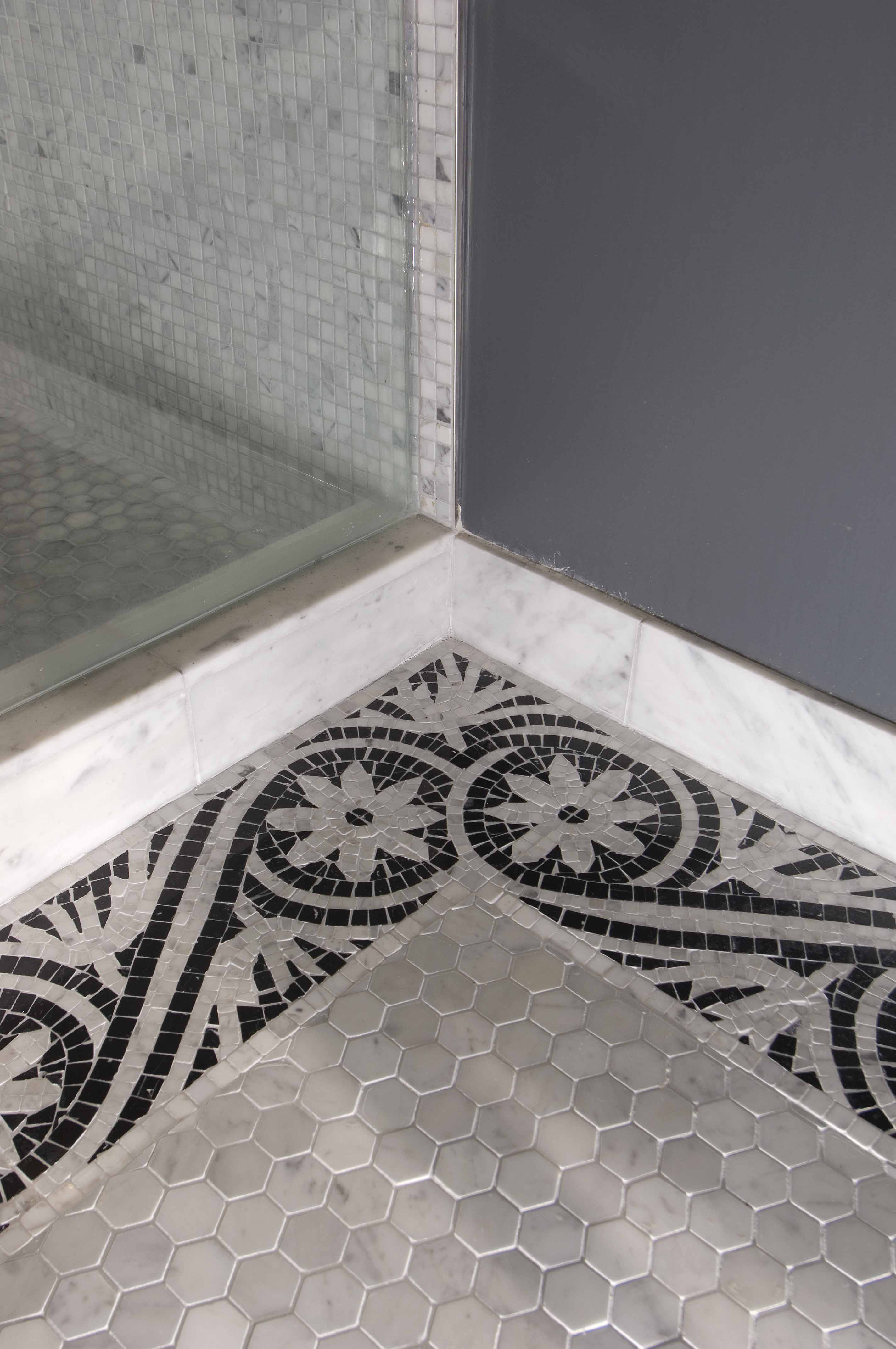 30 Ideas on using hex tiles for bathroom floors
