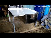 Best Meja dapur stainless meja stainless dengan lanci meja kerja, paling heboh!