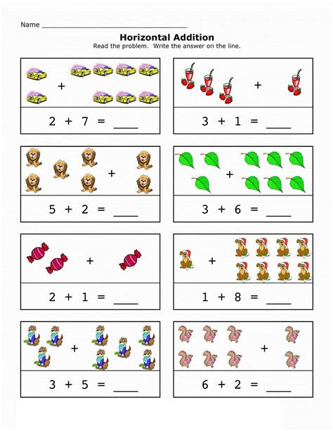  math worksheet fun addition k5 worksheets kindergarten math