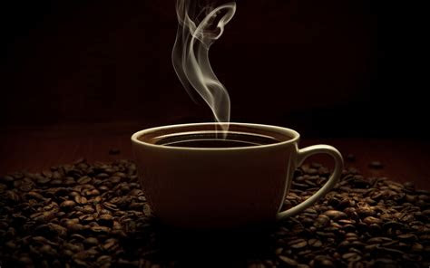 wallpaper coffee beans smoke dark coffee hd lifestyle
