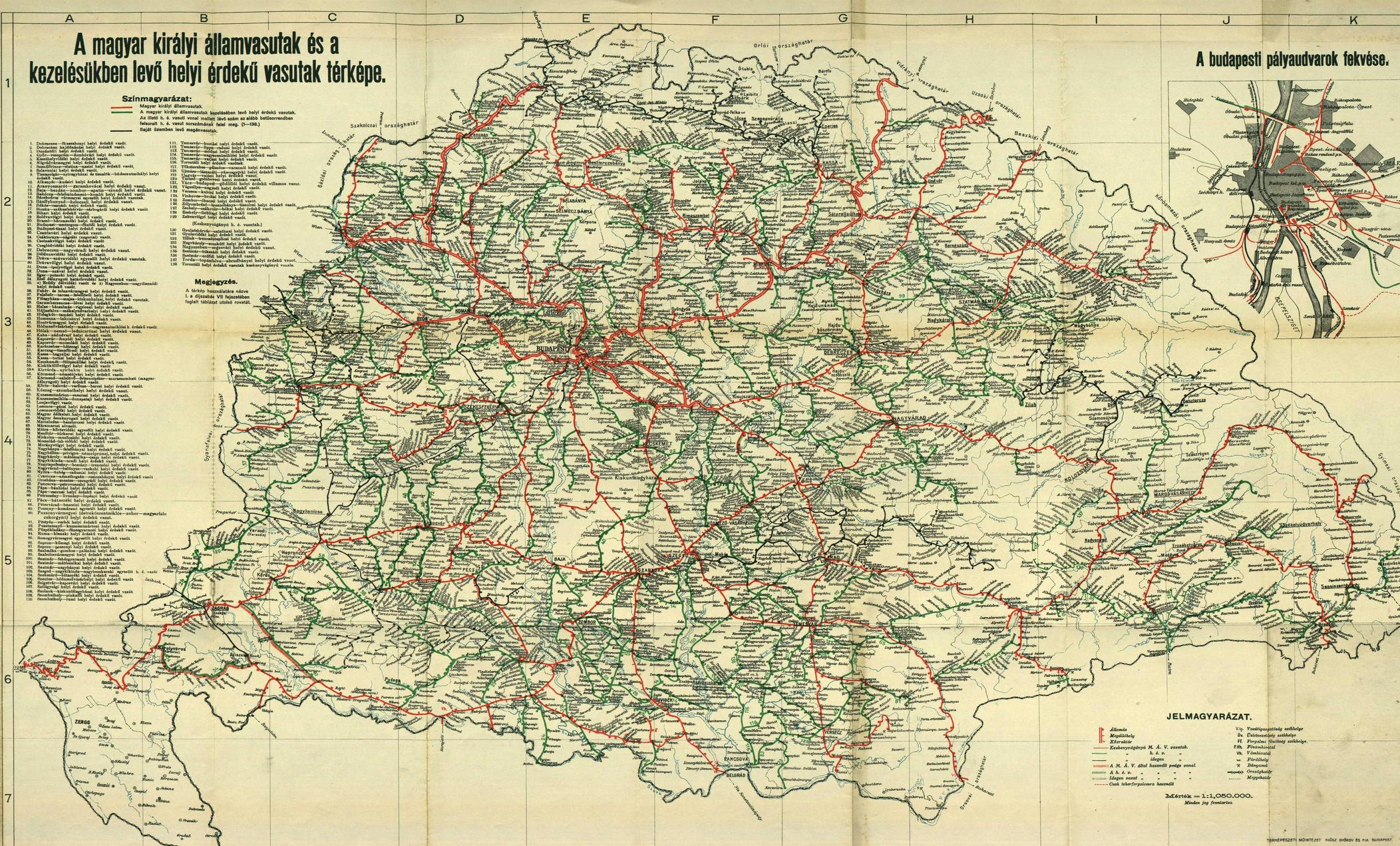 Hungarian railway network in 1914 2104 x 1271 : MapPorn