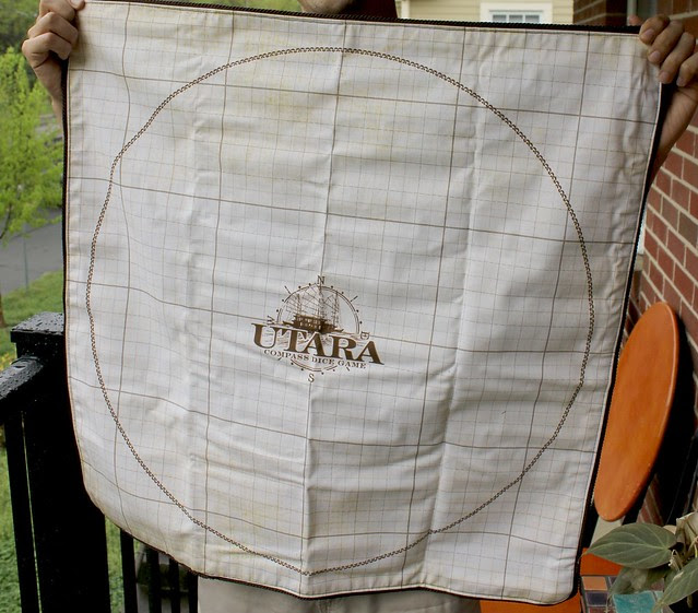 Utara Prototype Play Mat from Dragon Chow Dice Bags