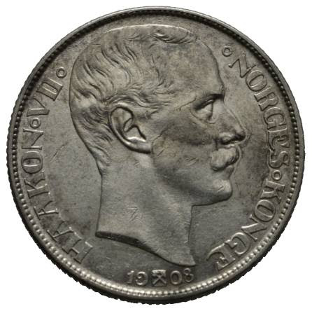 standard 001 14 iso 1908 plate krone Haakon Myntgalleri Oslo VII., â 0/01 1