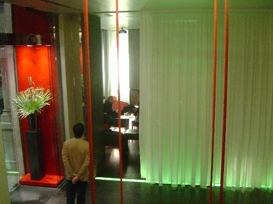 The Hotel Gray entrance to bar