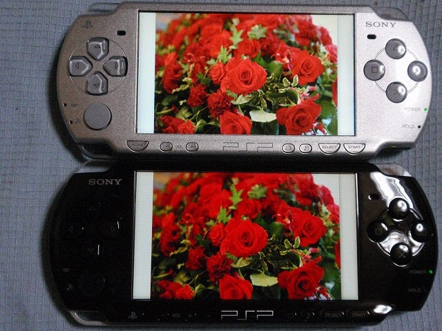 Psp 3000とpsp 00の画質比較をやってみた なみ通