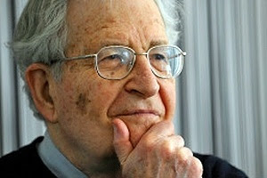 O linguista americano Noam Chomsky