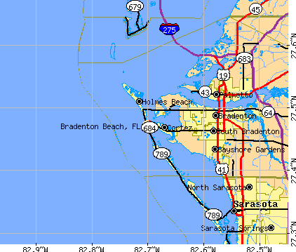 Holmes Beach Florida Map 2018