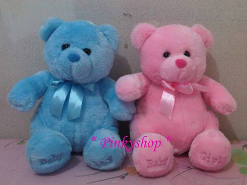 DINOMARKET  PasarDino  Boneka  beruang  baby pink