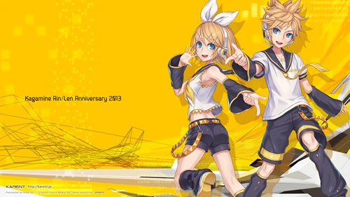 Karent 鏡音リン レン祭 13 にて壁紙がdl開始 楽曲も動画も壁紙も Karentでリンレン祭りに 初音ミク公式ブログ