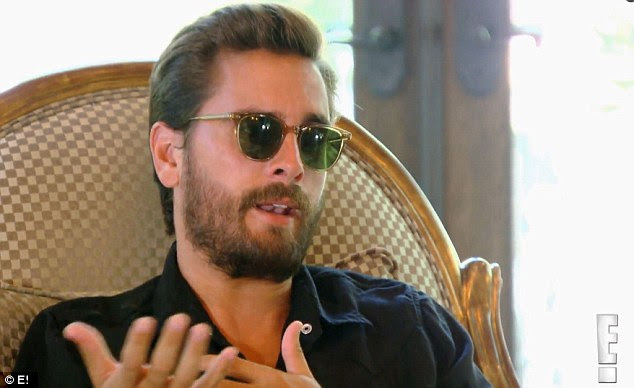 Emotional: Scott's voice broke as he pleaded for forgiveness, saying he had been having 'a really hard time'