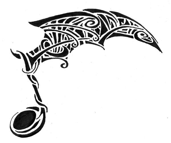 Music note tattoo by Raenyras