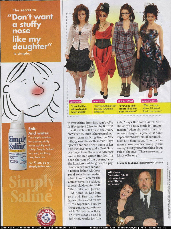 Helena Bonham Carter People Magazine