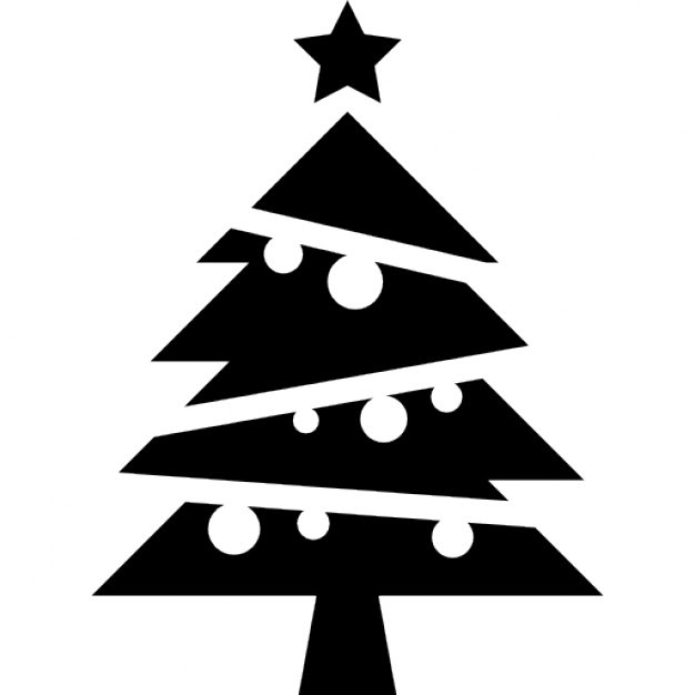 Download Vector Christmas Tree Silhouette at GetDrawings | Free ...
