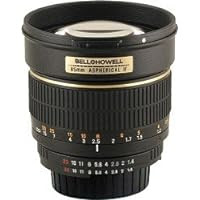 Bell and Howell 85mm f/1.4 Aspherical Lens for Canon DSLR Cameras