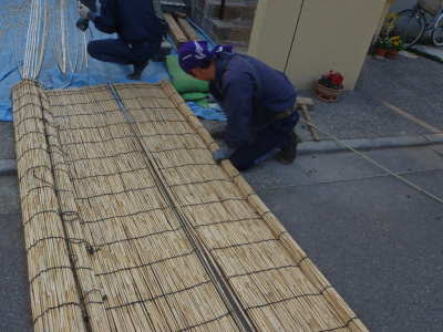 霧島宏海流 光悦寺垣 の作り方 庭師の日記 日々是好日