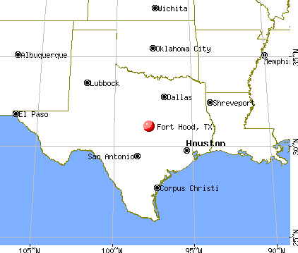 Where Is Fort Hood Located In Texas Map