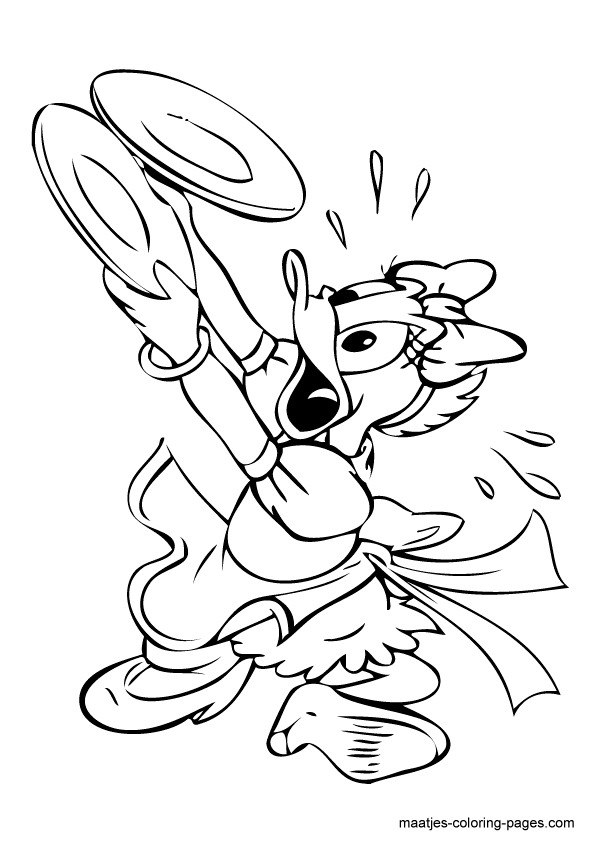 Download Daisy Duck coloring page