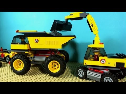  LEGO  CITY  MINING TRUCK 4202 YouTube