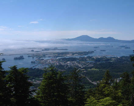 View of Sitka from Mt