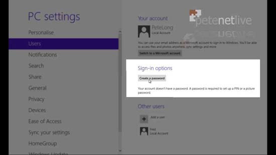 Reset User Accounts