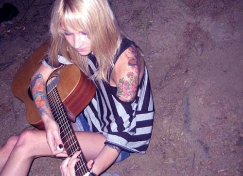 tattooed girl