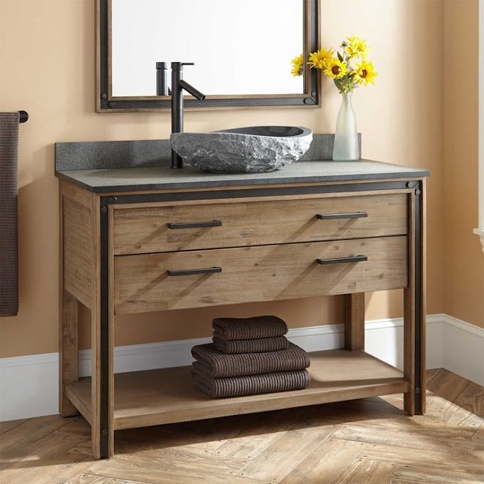Unfinished Bathroom Vanity 48 : 20+ Bathroom Mirror Designs, Decorating Ideas | Design - Browse pictures and get expert tips for choosing a bathroom vanity on hgtvremodels.
