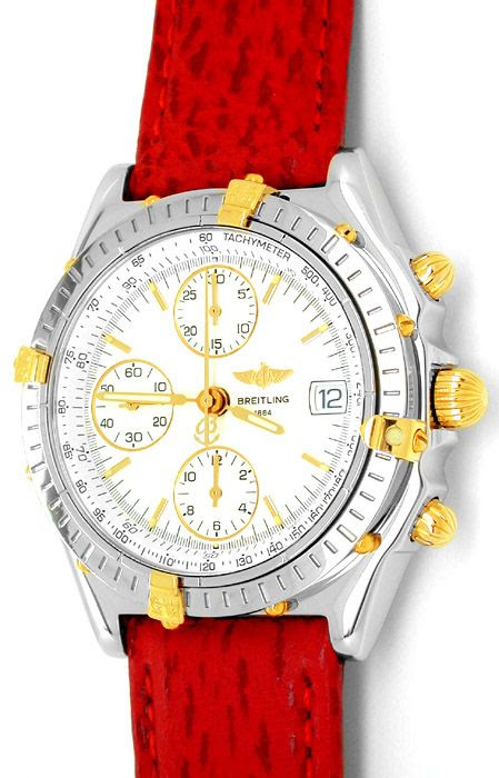 Originalfoto HR-BREITLING-CHRONOMAT ST/G 2700€ NEUZUSTAND! PORTOFREI