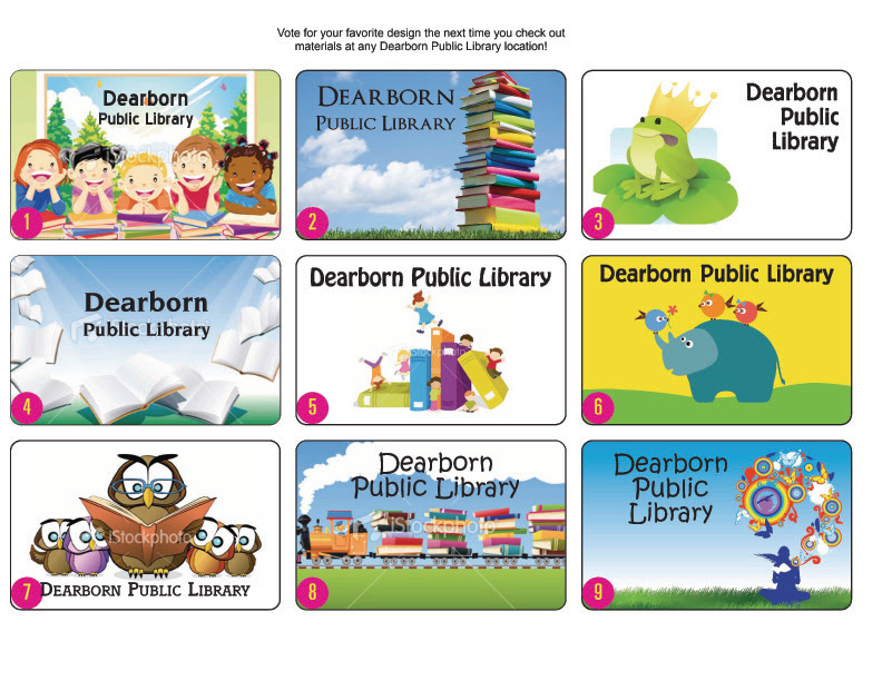 Vote For Your Favorite Library Card Design