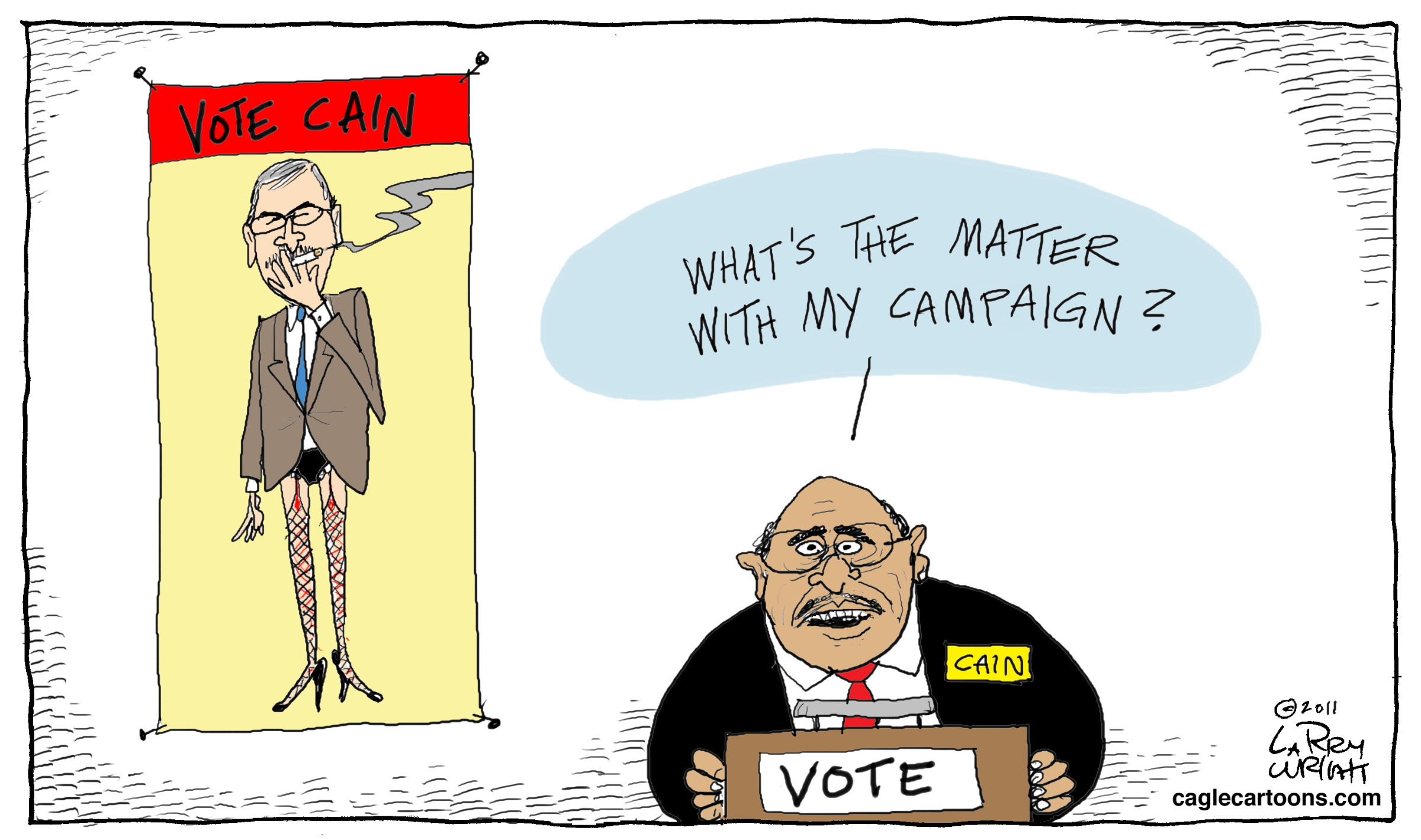 Cartoon by Eric Allie