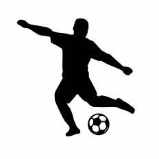 印刷可能無料 サッカー シュート イラスト