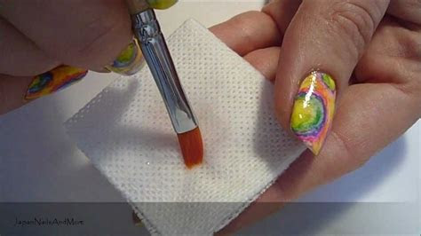 clean gel nail brushes youtube