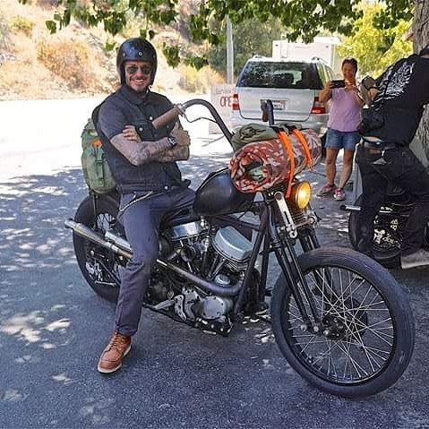 デビッド ベッカムのバイクツーリング姿はこれ メンズセレブファッションニュース