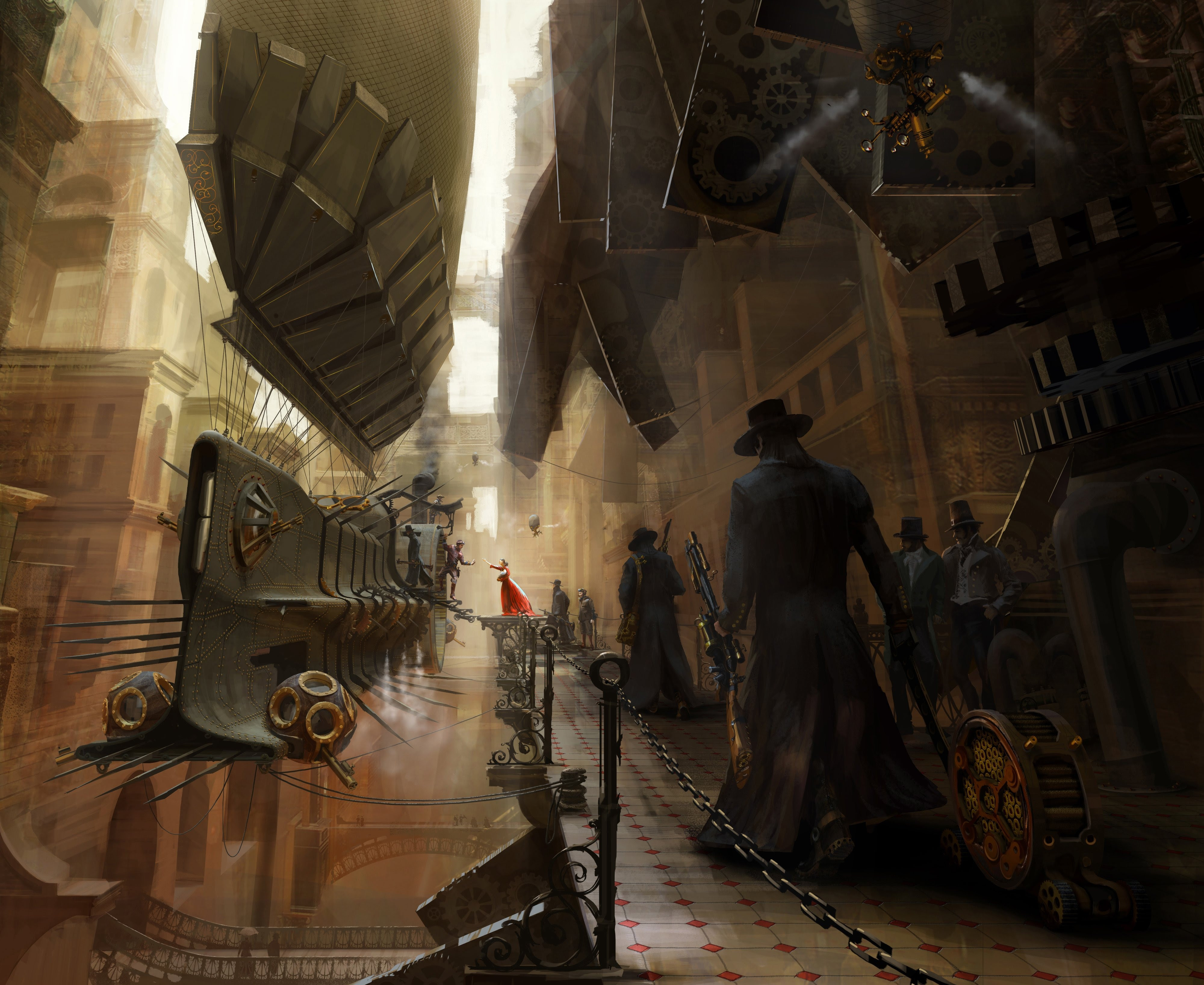 Steampunk Room Wallpaper - WallpaperSafari