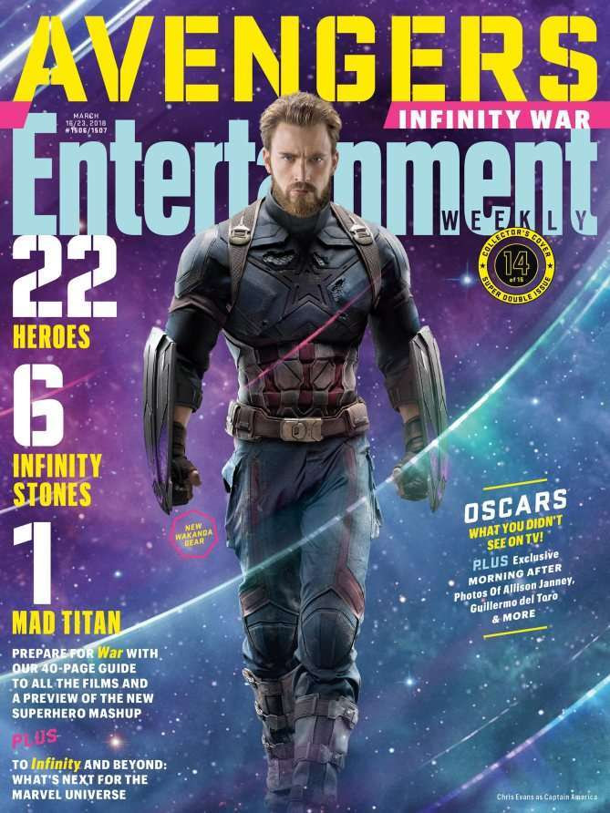 Avengers: Infinity War EW-covers, langste MCU film 