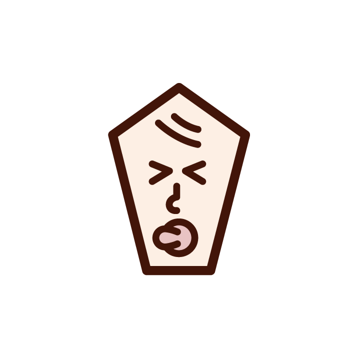 大笑いする赤ちゃんの顔のイラスト フリーイラスト素材 Kukukeke ククケケ
