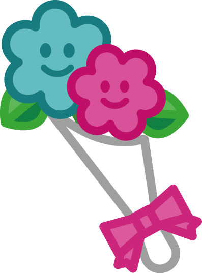 花束イラスト ブーケ お祝い ありがとうの表現に 可愛い無料イラスト素材集