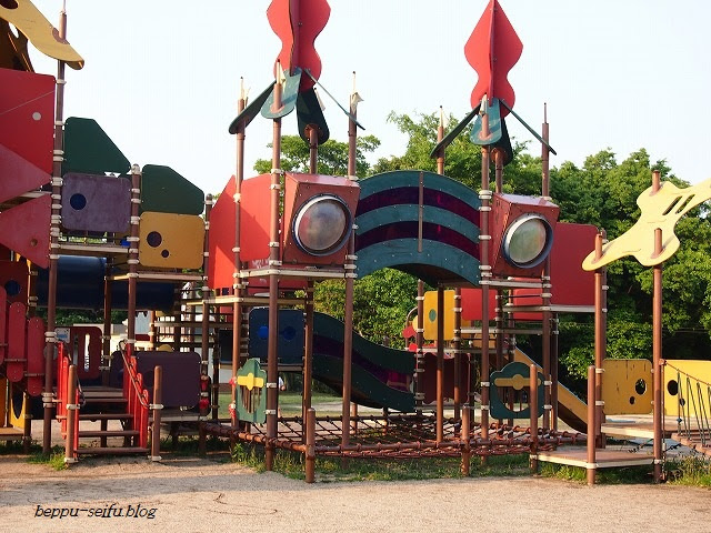 清風ブログ スタッフの日常 鉄輪地獄地帯公園です