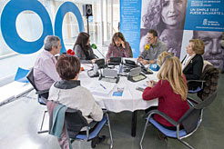 Emisión de radio simultánea sobre el programa de detección precoz del cáncer de colon. 