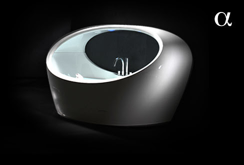Luxury Bathroom Design With OMEGA Gamma Alpha By Jacuzzi®.Alpha: two-person Whirlpool tub