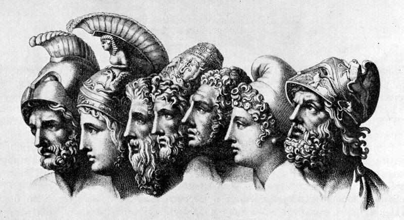 Los héroes de la Iliada por Tischbein