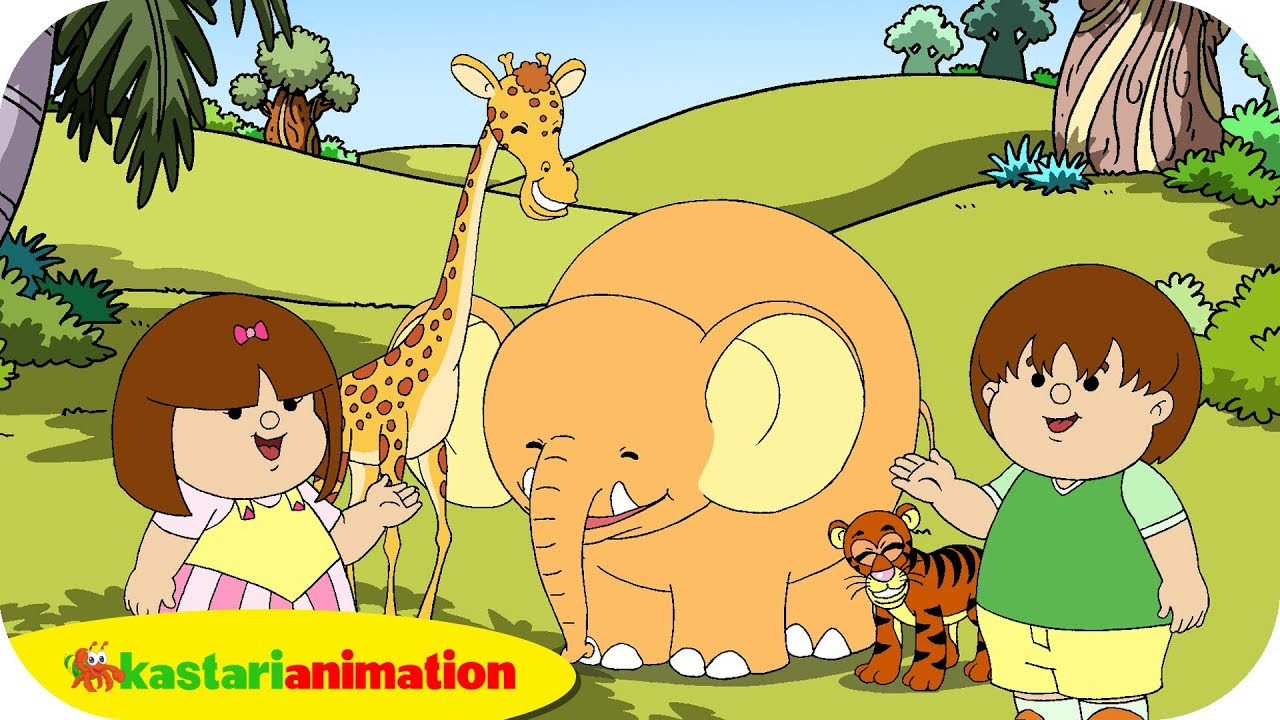 Kutahu Nama Binatang  jerapah harimau gajah  Kastari 
