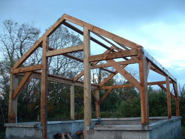 Timber Frame Greenhouse shed plans 10 x 20 free