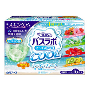 P Hersバスラボクール P P シャインリゾートアソート１６錠入 P 商品情報 白元アース株式会社