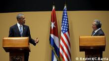 Barack Obama Raul Castro Kuba Havana