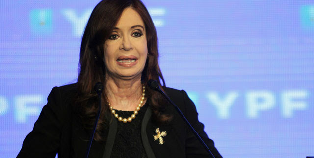 La presidenta argentina, Cristina Fernández, en una comparecencia el pasado día 6. | Efe