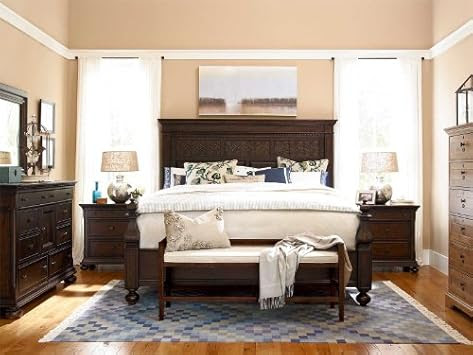 Universal Furniture Paula Deen Down Home 4PC Aunt Peggy's Bedroom Set in Molasses 193