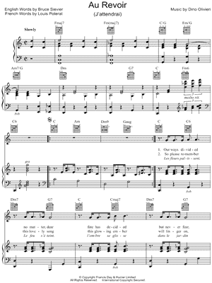 sheet free music j'attendrai attendrai partition J piano sheet free music j'attendrai attendrai partition J piano