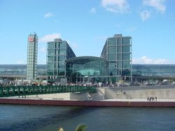 The new Hauptbahnhof