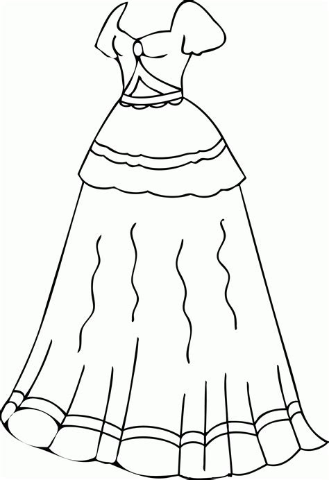  coloring pages dress coloring home